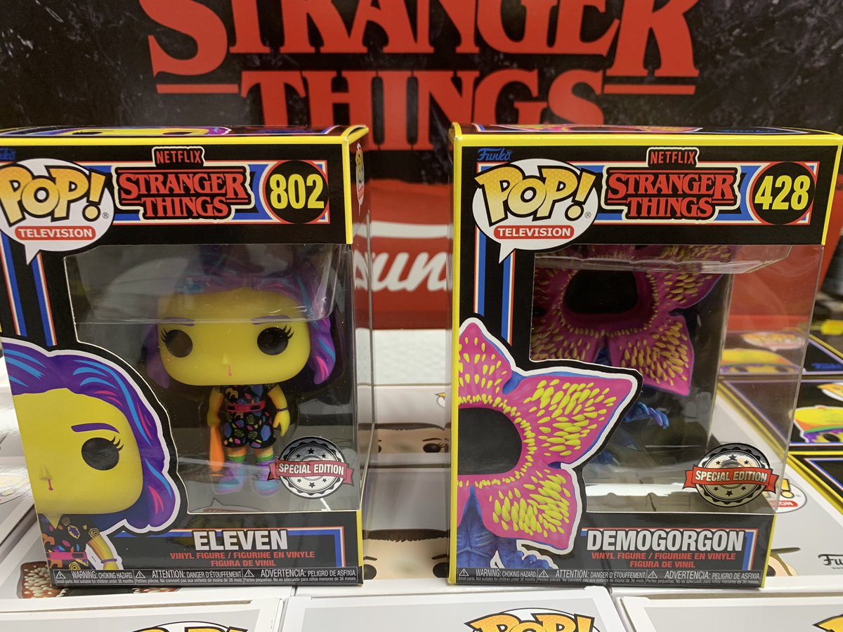 HowleysToy's tweet photo. Funko Stranger Things has arrived!!

#funko #strangerthings #funkostrangerthings #netflix #toymaster #howleys #weymouth #funkocollector #eleven #funkouk https://t.co/PzCXuWOjyB