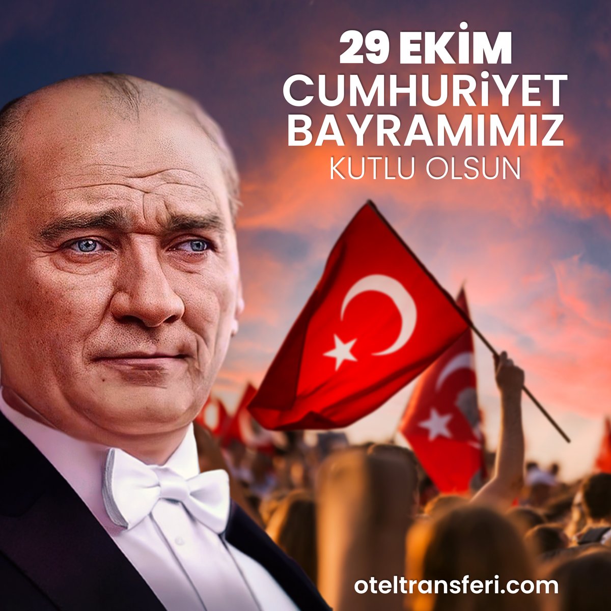 oteltransferi's tweet photo. Cumhuriyetimizin 99.Yılı Kutlu Olsun 🇹🇷

​#cumhuriyet #cumhuriyetbayramı #99yıl #29ekim #29EkimCumhuriyet #29EkimCumhiyetBayramı #gazimustafakemalatatürk #Atatürk #Ataturk https://t.co/96HAm2mszc