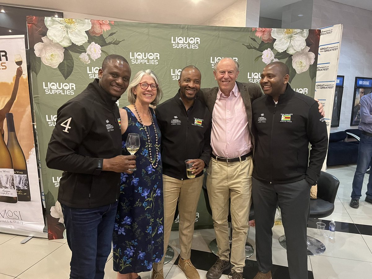 Last night I was privileged to attend the Bulawayo premiere of #BlindAmbition &amp; met the legendary <a href="/JDhafana/">Joseph Dhafana</a> <a href="/tnashenyamudoka/">Tinashe Nyamudoka</a> and Marlvin Gwese who along with Pardon Taguzu form the Zimbabwean team who did so well in the World Wine Tasting Championships in October. #Africanchamps