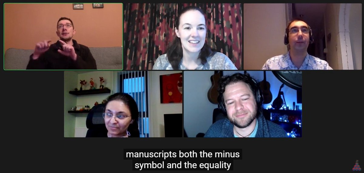 If anybody thinks math isn't #mathisfun or #mathisexciting, look at the joy in the faces of <a href="/SparksMaths/">Ben Sparks</a>, <a href="/Cshearer41/">Catriona Agg</a>, <a href="/DrSmokyFurby/">Dr Smoky Furby</a>, <a href="/AlexDBolton/">Alex Bolton</a>, and <a href="/jjw20/">James Wilson</a> <a href="/24hmaths/">24 Hour Maths</a> ! #mtbos #iteachmath 24hourmaths.com/gameshow (not too late to join in-just half way done! also being recorded)