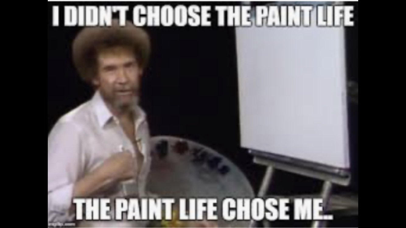  Happy Birthday to the  Bob Ross RIP 