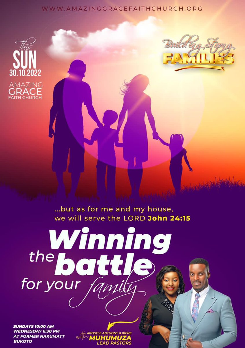 Amazing_GraceCh's tweet photo. Join us for the BIG FAMILY DAY this Sunday at 10:00am. It’s the crowning of a glorious month.

#BuildingStrongFamilies
#WavesofGlory
#AGFC https://t.co/ngWxTkrrbU