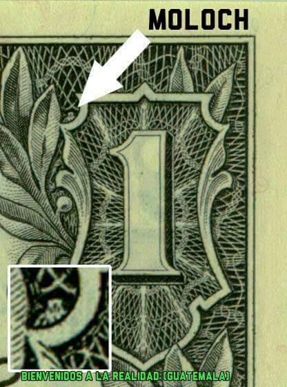 PSYCOCIENCIA's tweet photo. 💵 La lconografía Reptil Kabalistica escondida en el billete de 1 #Dolar, creado el 1 de mayo de 1776 ( Dia del Trabajo ), el mismo dia que la secta #lluminati 🔺

👀 Al otro lado la lechuza escondida del culto antiguo a Moloch 🦉

#Agenda2030 #viral #NWO #Biden #Putin #ELONMUSK https://t.co/Isqy8EKxwH