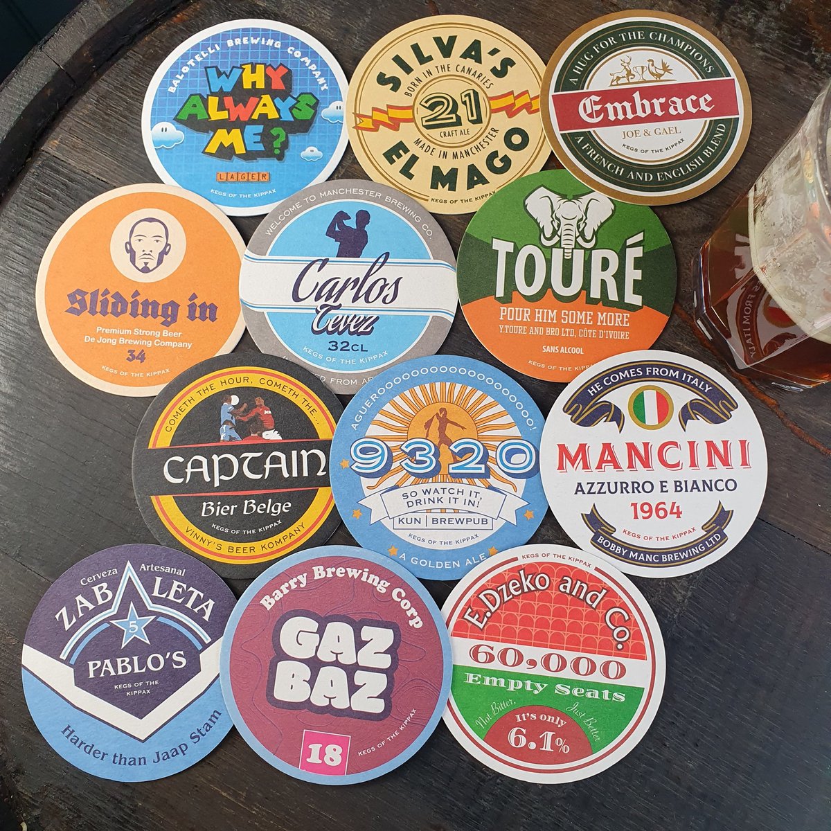 thegingerwig's tweet photo. Matchday competition 

If Erling scores first today we'll giveaway a set of our 9320 beer mats

RETWEET TO ENTER 

If he scores first we'll give a follower who retweets a set which are available here https://t.co/MK2ieQANfQ https://t.co/k2N2wNx9vl