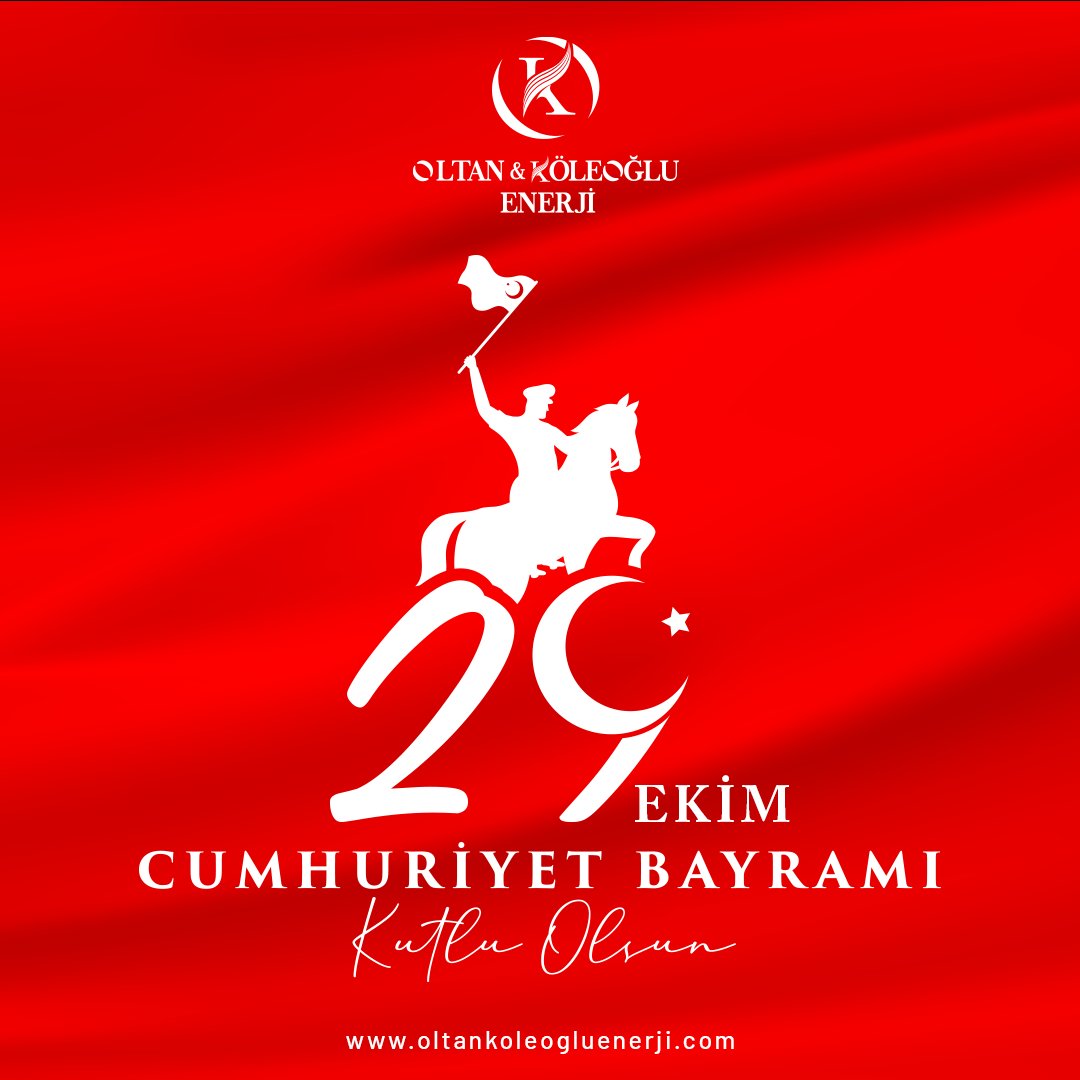 Türk milletinin karakter ve adetlerine en uygun olan idare, Cumhuriyet iradesidir.

Mustafa Kemal ATATÜRK

29 Ekim Cumhuriyet Bayramı’mız Kutlu Olsun!
#29EkimCumhuriyetBayramı