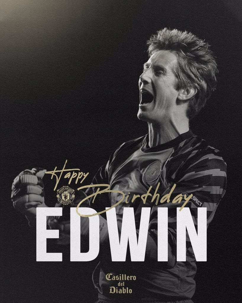 Happy Birthday to Edwin Van Der Sar.. legend even after retirement   