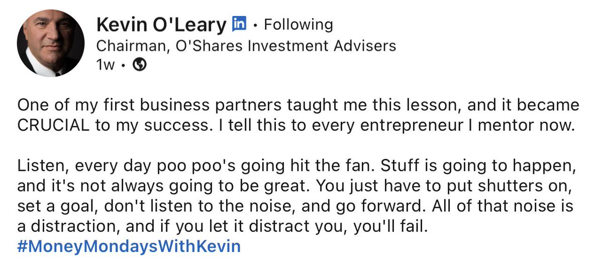It’s comforting to know that as entrepreneurs, we are not alone in the daily battle for competing obligations, naysayers and attention-hogs.