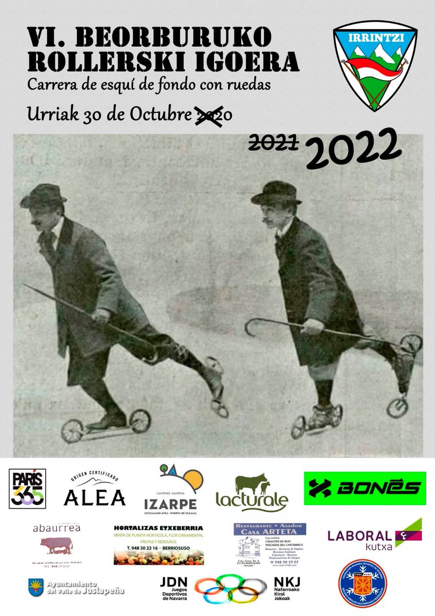 Mañana jornada de rollerski con la VI. Subida a BEORBURU que organiza <a href="/Irrintziski/">Irrintzi Ski</a> 

Será además jornada de Juegos Deportivos de Navarra con la colaboración de  <a href="/deporte_na/">Deporte - Kirola</a> <a href="/FNDI_NKNF/">FNDI - NKNF</a>
