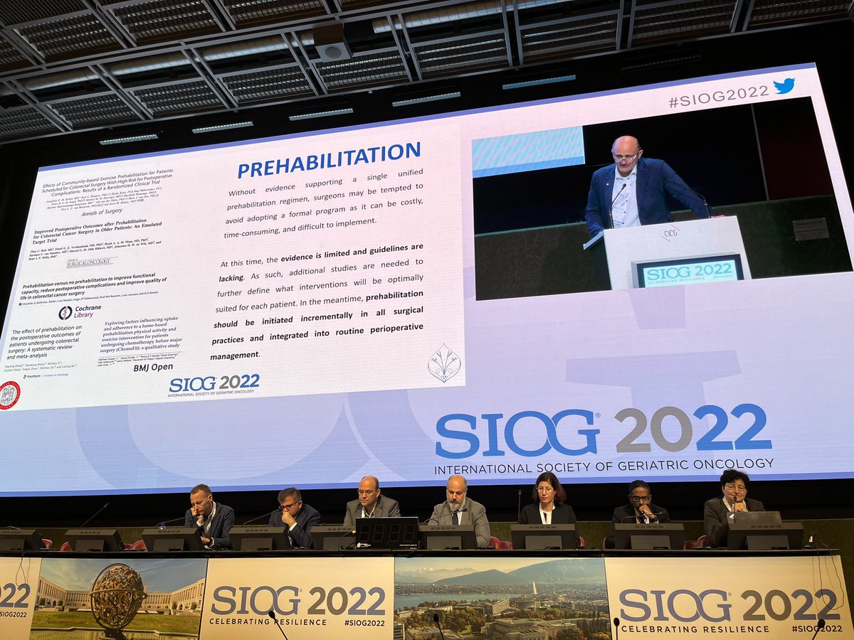#SIOG2022 kicking off with rapid fire updates of incredible work in geriatric surgery to improve patient-centered outcomes by <a href="/ugolinimd/">Giampaolo Ugolini</a>. <a href="/SIOGorg/">SIOG</a> <a href="/3isac/">Isacco Montroni</a> @raaudisio @MSK_GeriOnc @tyler_chesney <a href="/deLiguoriCarino/">Nicola de'Liguori Ca</a> <a href="/pennsurgery/">PennSurgery</a> <a href="/SWexner/">Steven D Wexner MD, PhD</a>