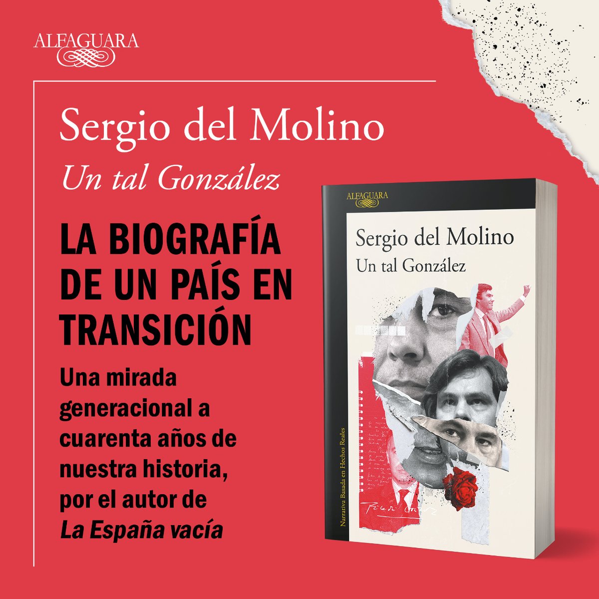 40 años después del triunfo en las urnas de Felipe González, @sergiodelmolino narra un momento crucial de la historia de España, la transición, siguiendo el hilo biográfico de su gran protagonista.  📖my.mtr.cool/vxnhoeetnr #UnTalGonzález