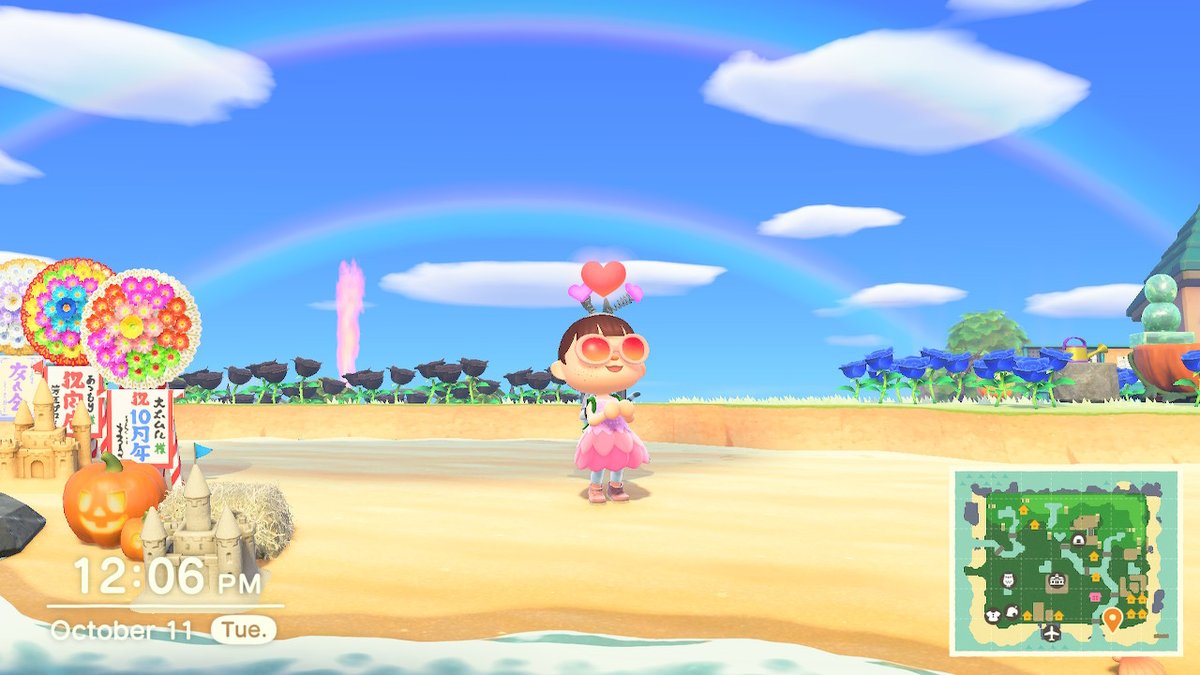 jendewph's tweet photo. bob did try to Sail Away from #DaiDream but i convinced him to be here!! #Kitty is such a Great Dame Cat ;) #DoubleRainbow #DailyJulian #JuliansPhoto uuUUuuh thats rite *Snaps Fingahs* ★☆ psh, plz there is a whole row of Julians Photos lawl #AnimalCrossing #ACNH #NintendoSwitch https://t.co/peKtgDU1Dq