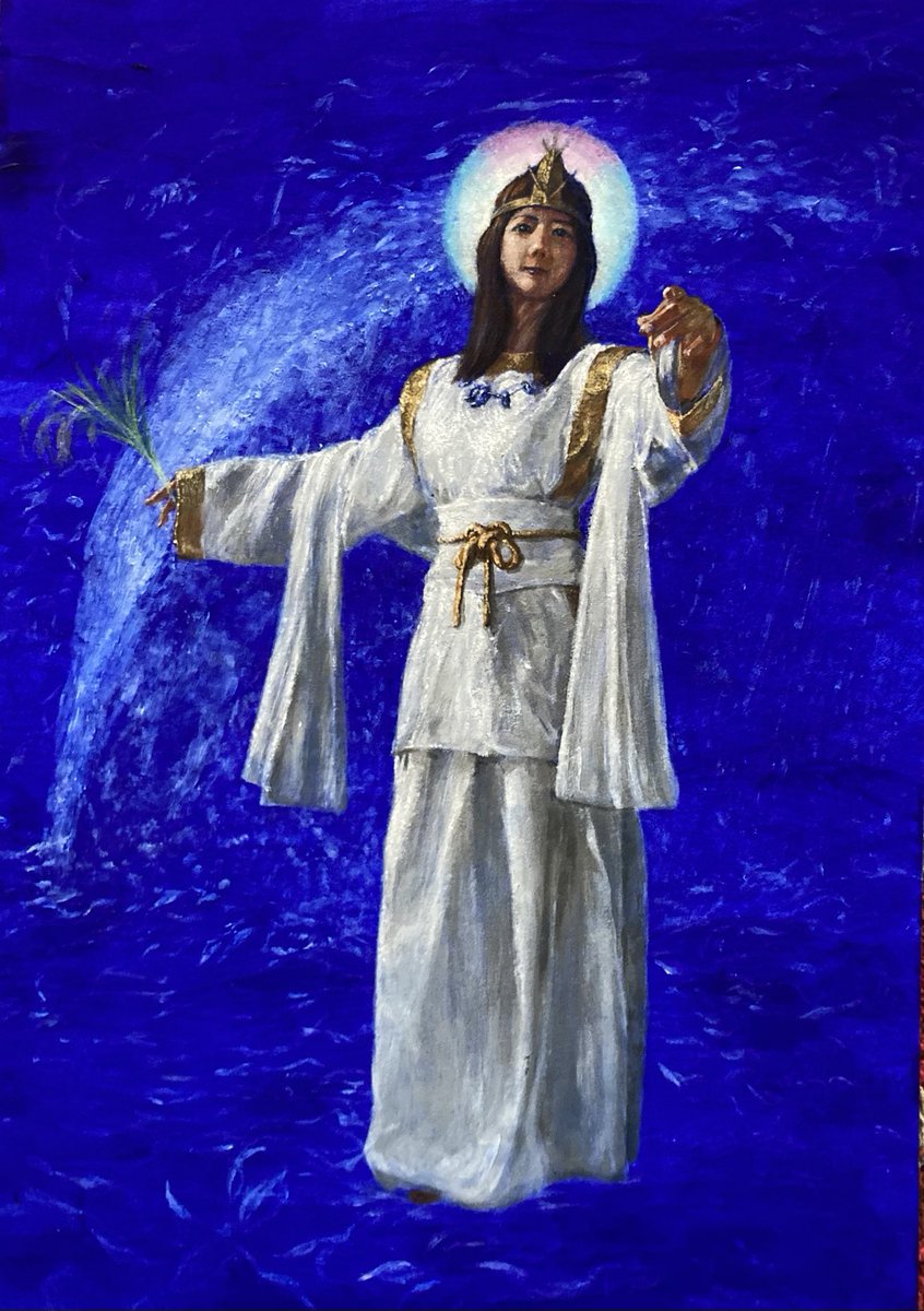 クシナダヒメ御示現
「吾は素戔嗚尊の妃稲田なり。此地の主たるや既に久し。汝等の祖亦嘗て吾に事ふ、吾今降てここに居らんと欲す。汝宣しく吾父母の祠と我等夫妻の祠とを営み、好井の水を以って酒を作り吾に奉せよ」
茨城県笠間市稲田神社社伝より