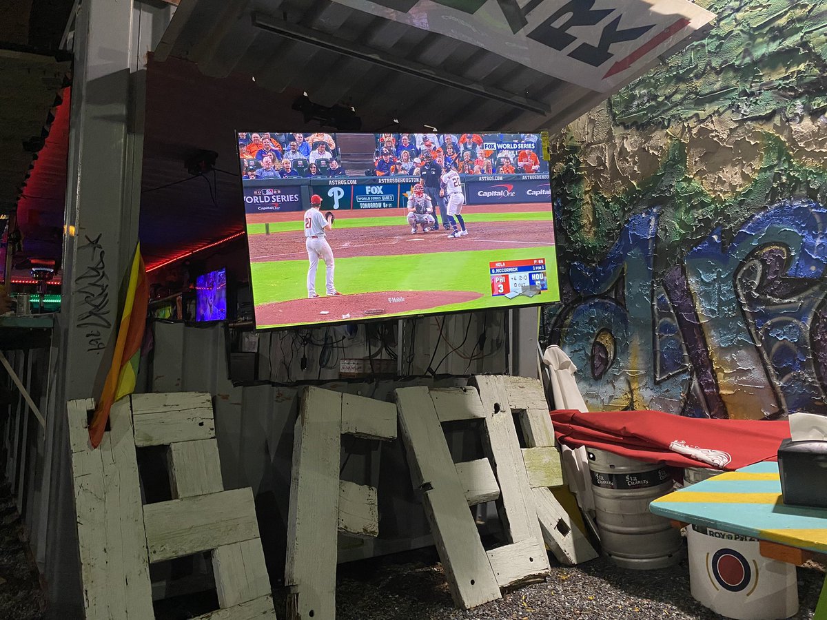 jackiemcguin's tweet photo. Day 1397 of #1400daysofwalking #PhiladelphiaPhillies Wrecked but huge excitement here for #WorldSeries2022 https://t.co/BGiFU3AL4P