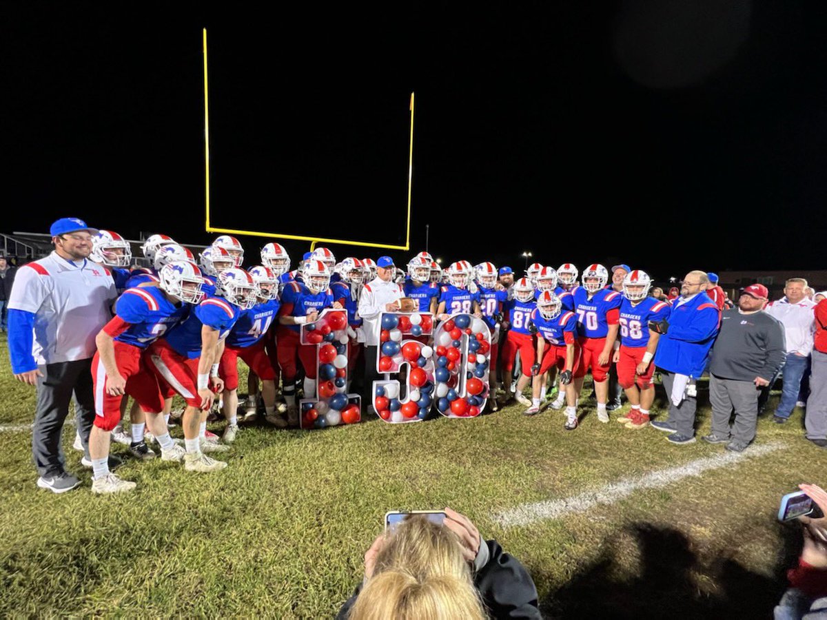 NorthDecaturHS's tweet photo. Congratulations to Coach Stirn! 150 wins……and counting! #dccs #chargerpride https://t.co/G25da7Qk9c