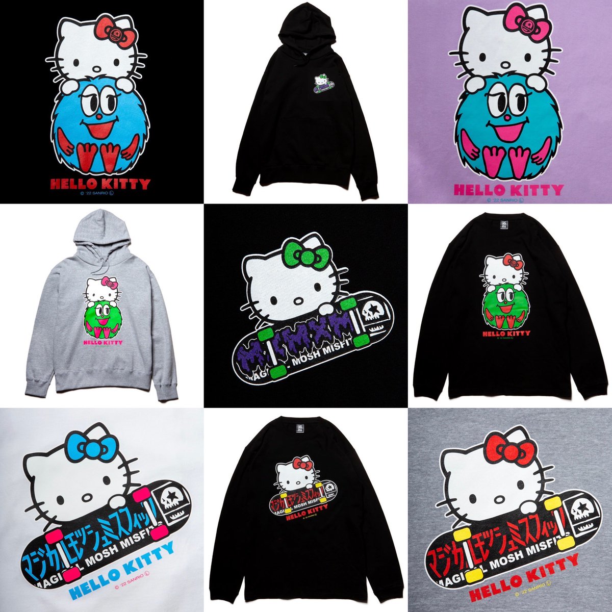 MxMxM_MUNCHIES's tweet photo. 【2022 MxMxM FW VOL.2】いよいよ本日10/29(Sat) より全国のMxMxM取扱店にて発売開始です🔥(MmM)🔥
👉 https://t.co/mmfIHgPwPD
#helloKitty #bashiburgerchance #yuzzle #mxmxm https://t.co/gVC7zEUbbW