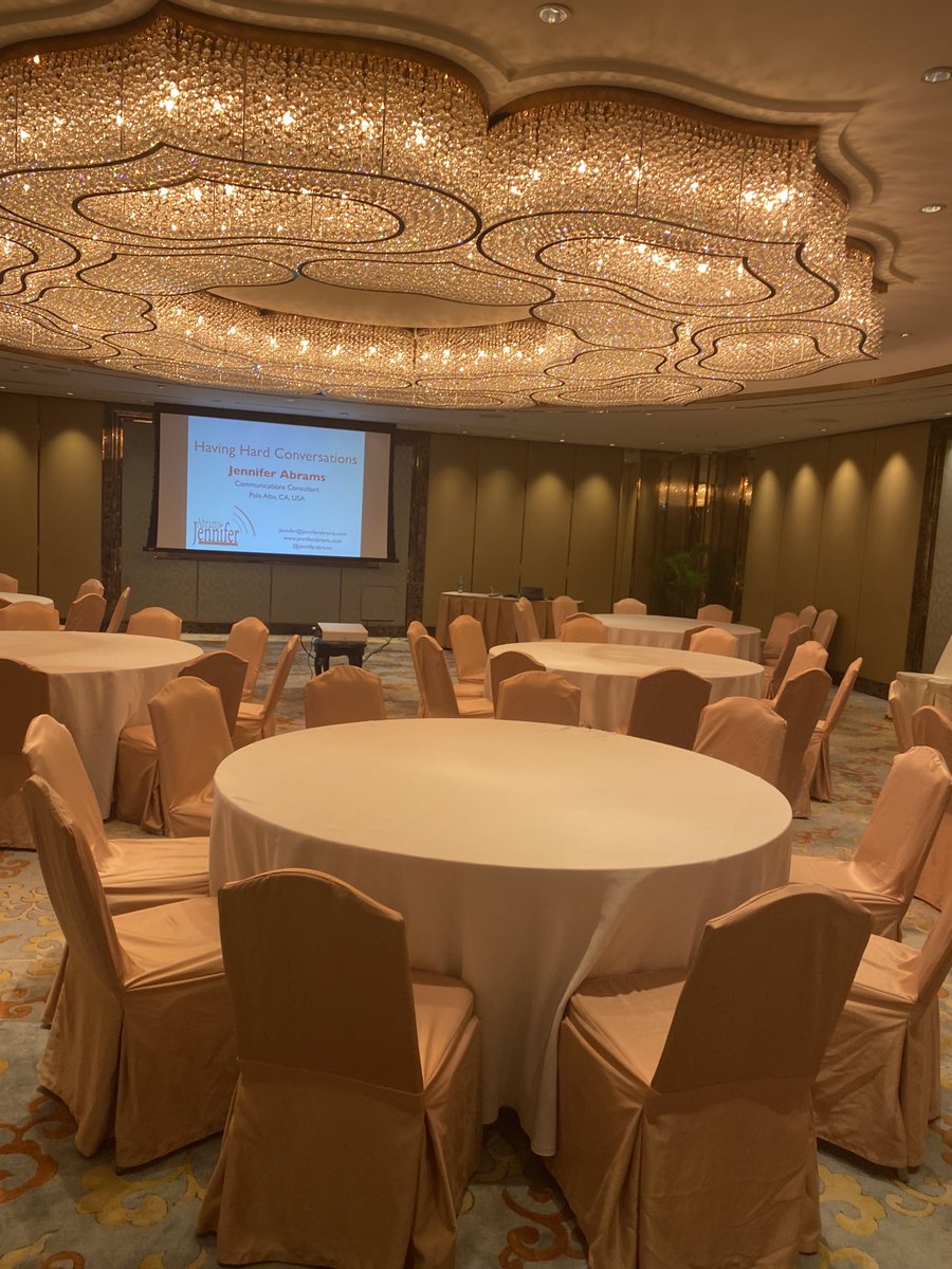 jenniferabrams's tweet image. Getting ready… #earcos #findyourvoice #bangkok