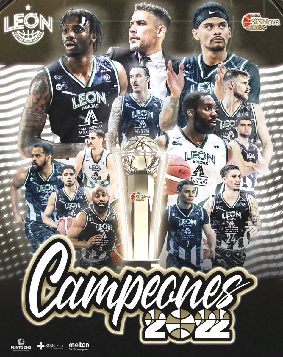 🏀 🏆 <a href="/abejasdeleon/">Abejas de León</a>  CAMPEONES TEMPORADA 2022 LIGA SISNOVA LNBP 🏆 🏀

<a href="/LNBPoficial/">Liga Caliente.mx LNBP</a> 🏀 #Temporada2022 #JuNtoShACiEnDoHiSToRiA #SoMoSImPaRaBLEs <a href="/moltenmex/">Molten México</a> <a href="/sisnovamx/">SiSNovaMx</a> <a href="/puntochg/">puntoCHG</a>