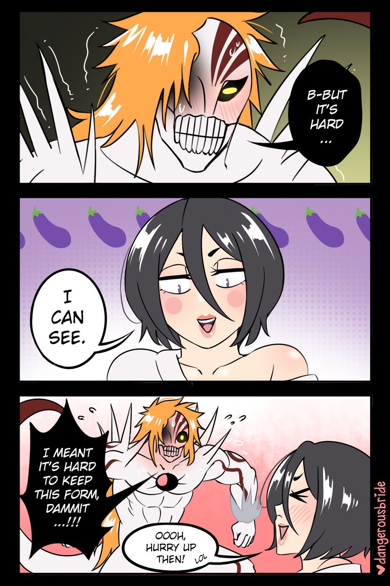 Rukia and her Beast 🎃🍆 #BLEACH