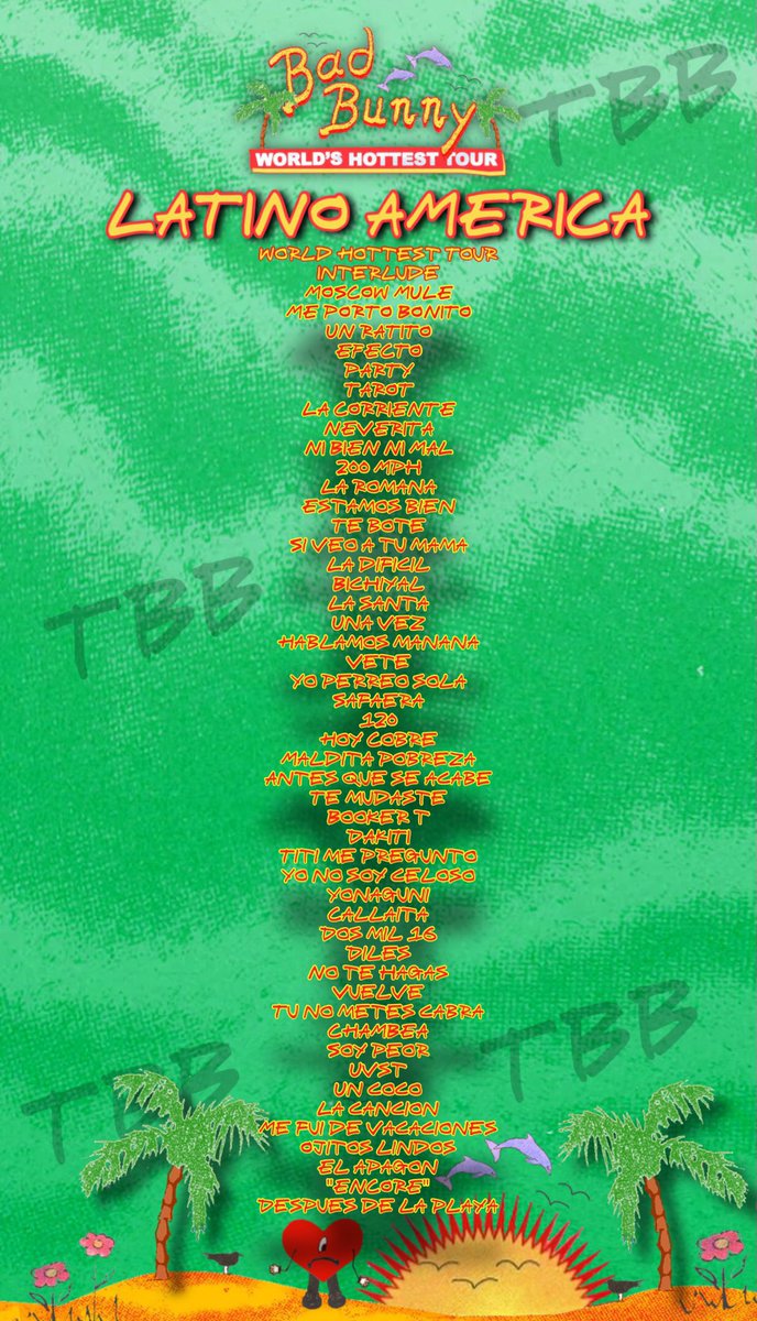 Bad Bunny Houston Setlist at Jennifer Desrochers blog Bad Bunny Houston Setlist at Jennifer Desrochers blog