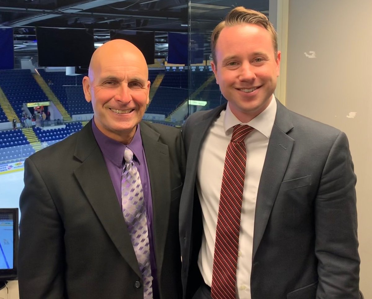 Though my last season in the AHL was his first, <a href="/AlanFuehring/">Alan Fuehring</a> impressed me back then. Great to see him tonight a few years later, each of us with a few NHL games under our belts...I've seen better days, but the best is still to come for this young man. 

Fulltime NHL voice soon!