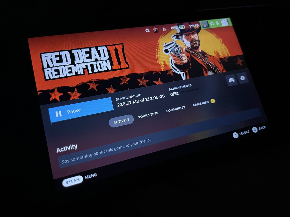 FartyWaifu's tweet photo. My Kusai Hubby gifted me “Red Dead Redemption Ⅱ”!! Thank you so much😍❤️
旦那ちゃんが「レッドデッドレデプション」をプレゼントしてくれた!あざす😍❤️ https://t.co/2ke1hyHDaj