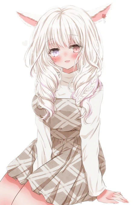 SKebリクエストありがとうございました#ミコッテ #FF14 