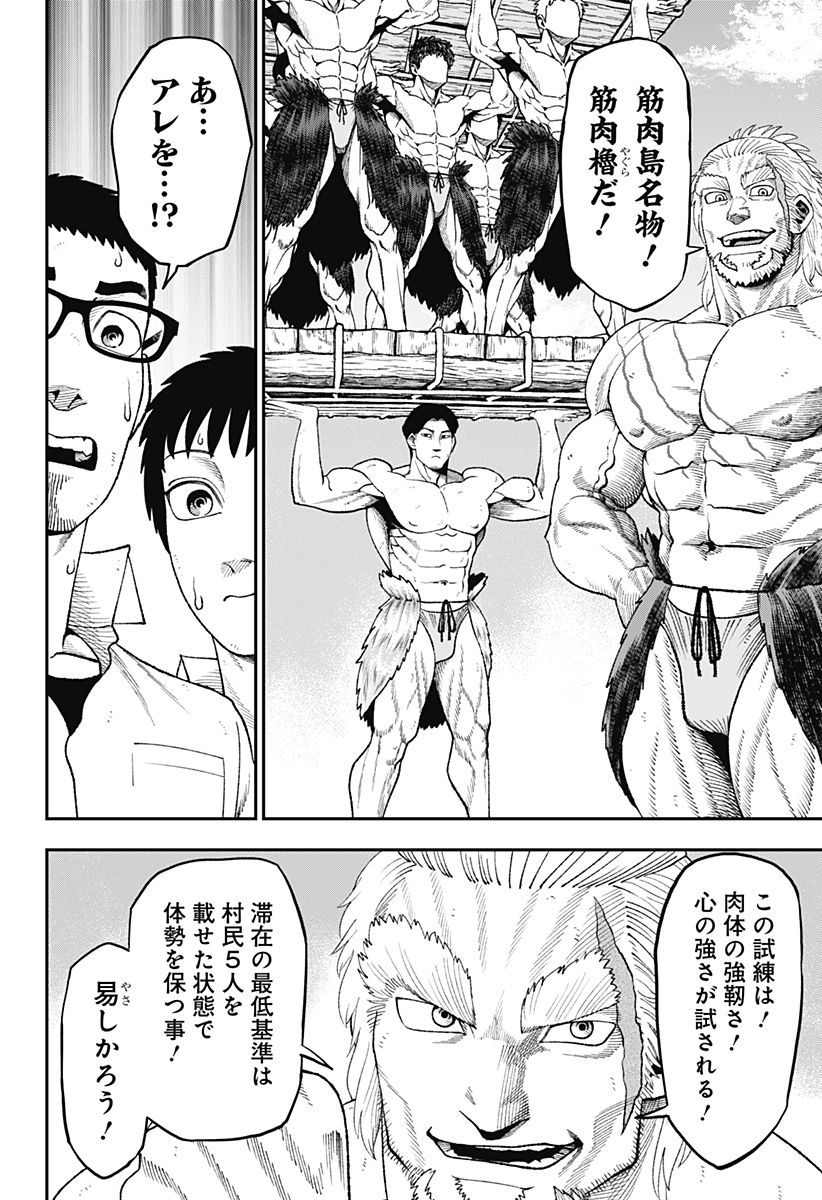 『筋肉島』で二人の観測隊が試練を与えられる話③ 