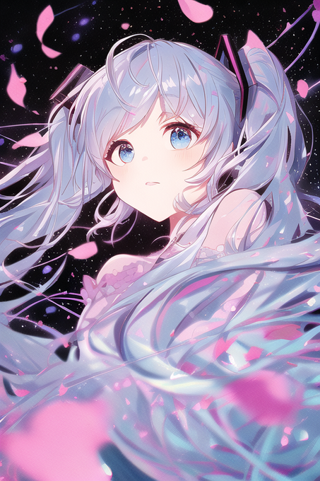 初音ミク・神絵風でございます

#NovelAI 
