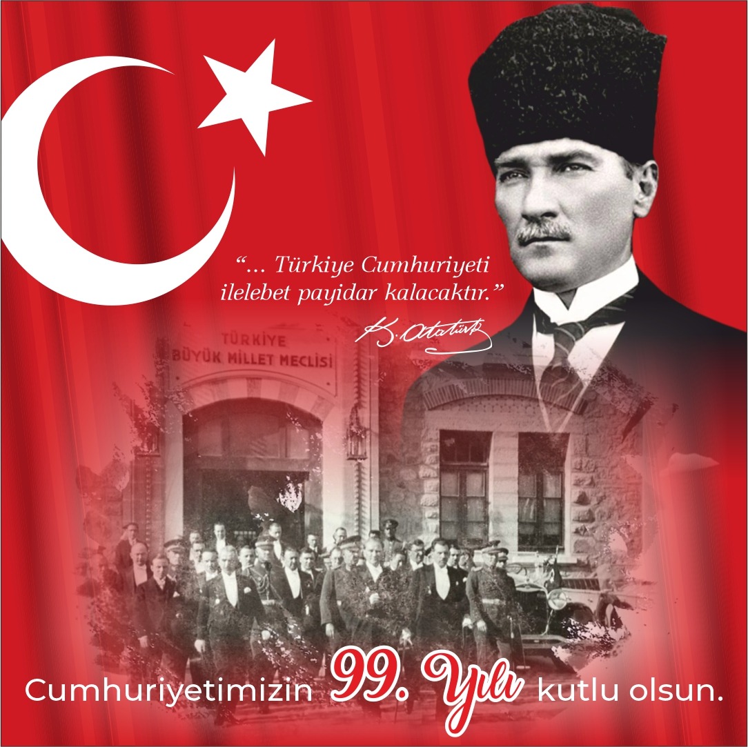 🇹🇷Cumhuriyetimizin 99.Yılı Kutlu Olsun.