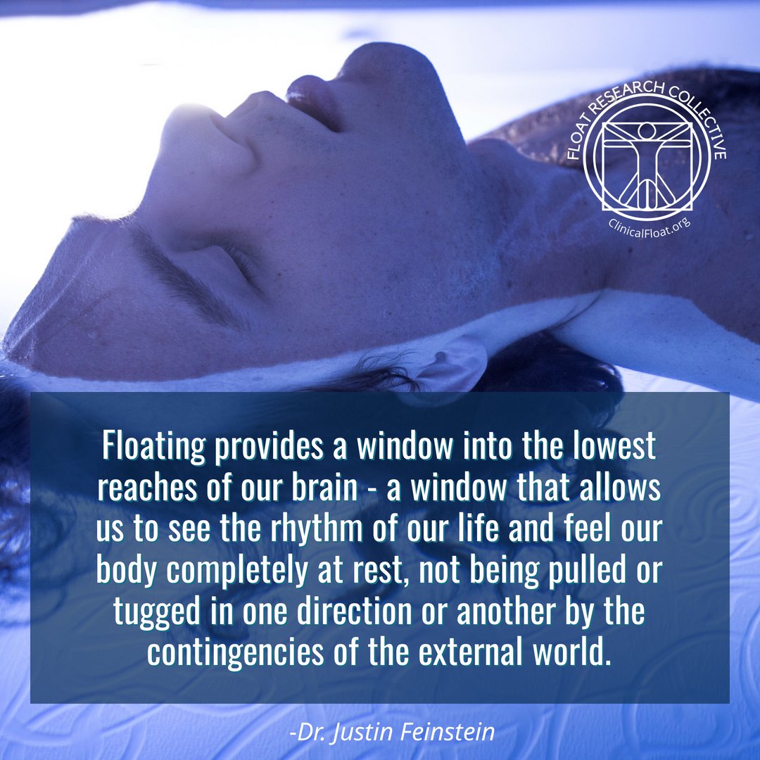 FloatResearch's tweet photo. Beyond floating for anxiety, stress, or pain, float therapy is an incredible practice for self-reflection. 

#FloatItOut #WhyWeFloat #MentalBreak #FloatResearch #FloatTank https://t.co/FhIcVedpXu