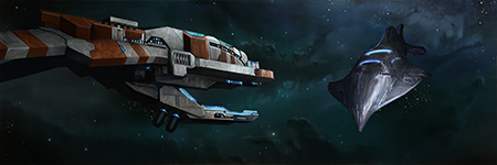 KeporoSystems's tweet photo. Patrol fleets have reported a new unidentified presence on the rimward border. Contact has been made with alien ships belonging to a vast sapient organism that has expanded near... https://t.co/tkdzbaerJV