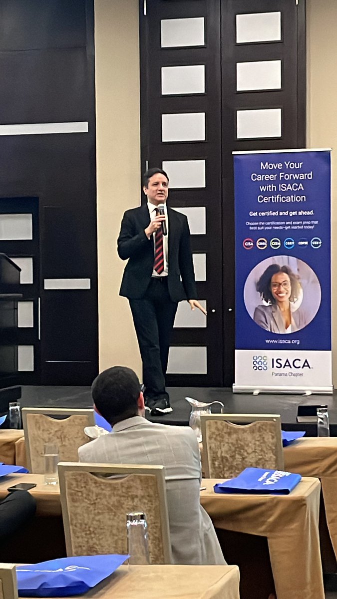 II ISACA Full Day Panamá

#ISACA #ISACAPanama #FullDayPanama #Tecnologia #Riesgos #Ciberseguridad #Blockchain #RaaS #CloudComputing #BCP #PositiveHacking #InteligenciaArtificial #MachineLearning