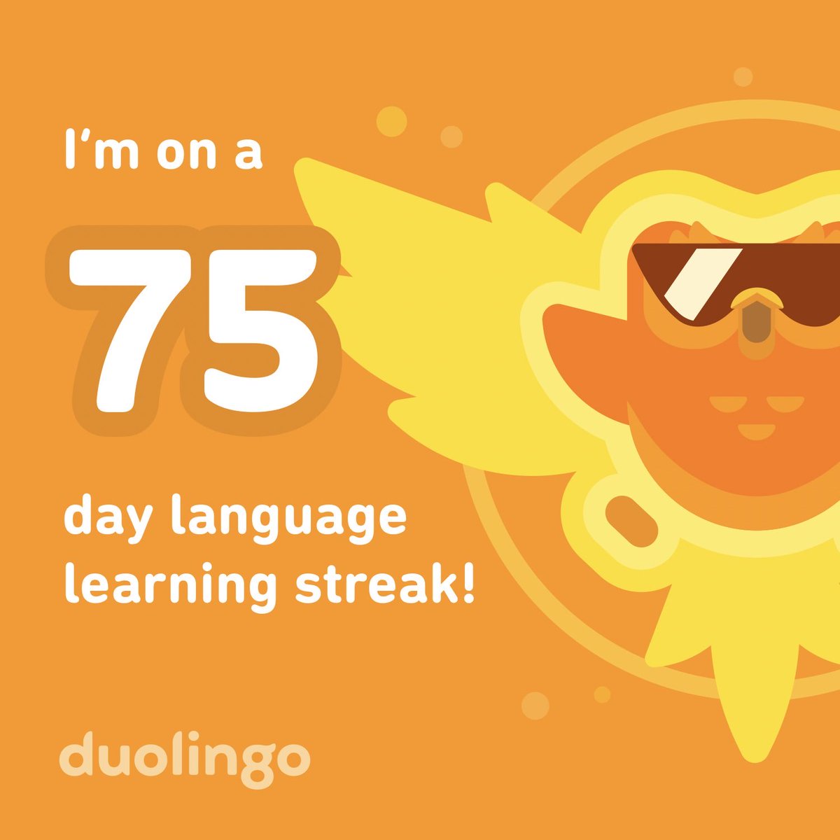 real_lalabella1's tweet image. Back on it again! 75th day for the 2nd time. I hope I don’t lose it again 🤞🏽 
#highlymotivated #learningnewlanguages