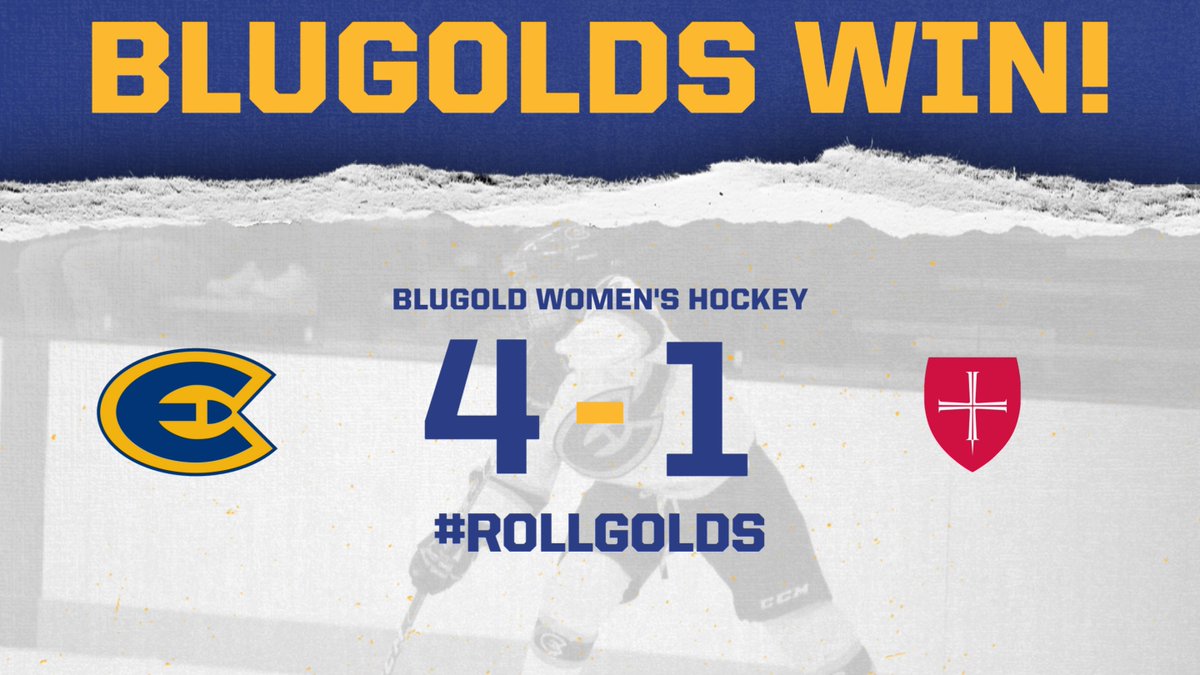 What a way to start the year! <a href="/UWECWhockey/">Blugold Women’s Hockey</a> gets the road W as 7 different Blugolds get on the scoresheet! #RollGolds