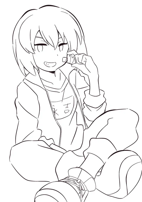 たのしいぬりえです 