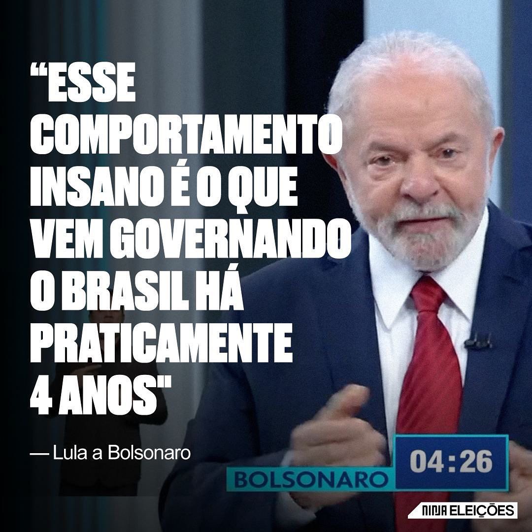 jfcomlula's tweet photo. FALAS MAIS MARCANTES DO DEBATE DE HOJE

LULA BRILHOU!!!!!! E AMANHÃ VAMOS VENCER ESSAS ELEIÇÕES! ❤️

#jfcomlula #juizdefora #debate #tvglobo #lulapresidente #lula13 #lula2022 https://t.co/JaP4YRQMCS