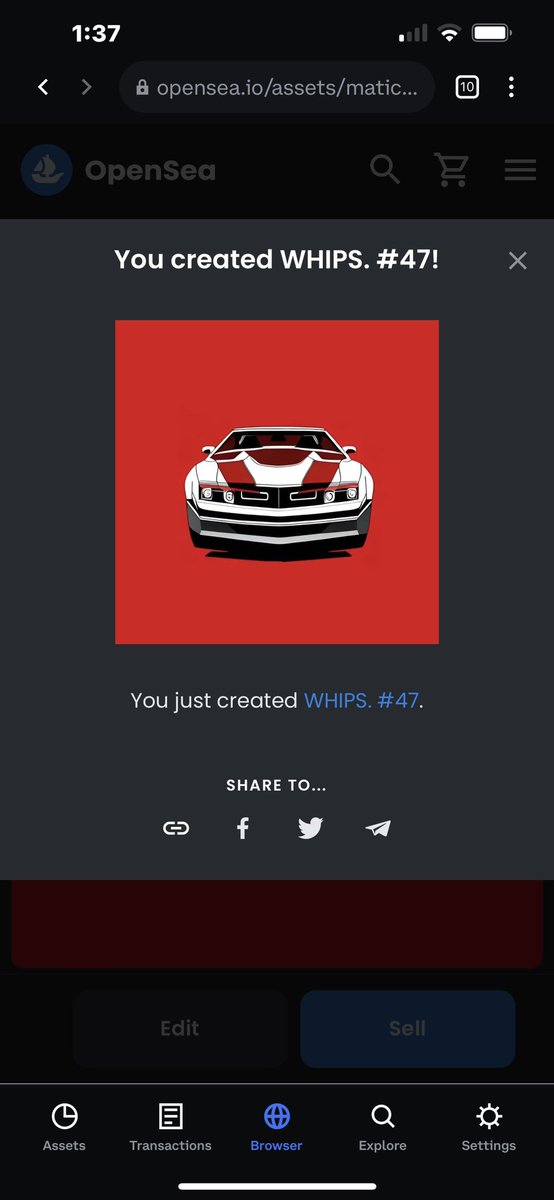 whips___'s tweet photo. https://t.co/UA2CdKiDbt

 #nftcollector #nftartist #nftcommunity #ethereum  #nfts #nft #nftart #crypto #blockchain #cryptocurrency #opensea #nftcollectors #newnftdrop #nftcollection #nftcollectibles #coolnft #nftmarket #nftinvestor #nftartwork #nftindonesia 
#polygon #eth https://t.co/0Mmf7b7tVN