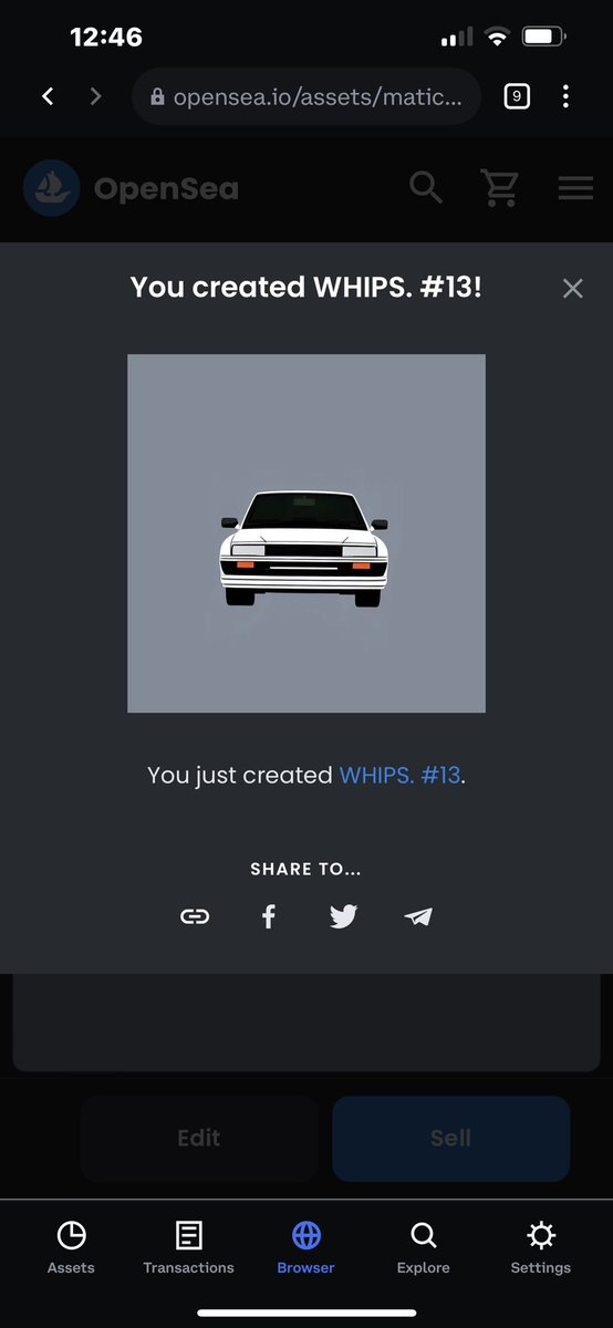 whips___'s tweet photo. https://t.co/UA2CdKiDbt

 #nftcollector #nftartist #nftcommunity #ethereum  #nfts #nft #nftart #crypto #blockchain #cryptocurrency #opensea #nftcollectors #newnftdrop #nftcollection #nftcollectibles #coolnft #nftmarket #nftinvestor #nftartwork #nftindonesia 
#polygon #eth https://t.co/5DtPb2SiMF