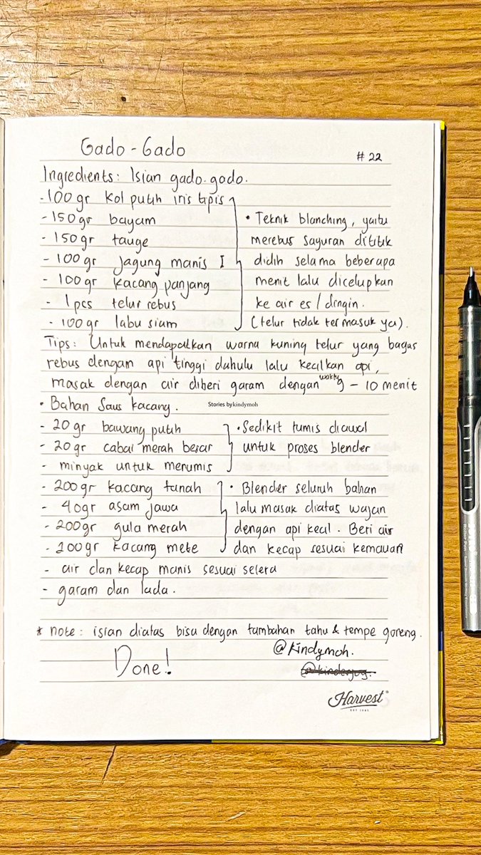 Resep Gado Gado ini sering aku gunakan pas kerja di Hotel, monggo recook di Rumah #masakhariini 🙌

👇🏻RESEP DI BAWAH👇🏻