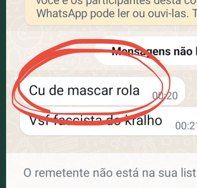 osiris_br's tweet photo. Mano, vazaram o telefone da bolsonarista Charla Zamb…. Ae ela começou a receber um monte de xingo. Esse é de fuder… kkkkk #chorandoderir https://t.co/vzlqC8KSf5