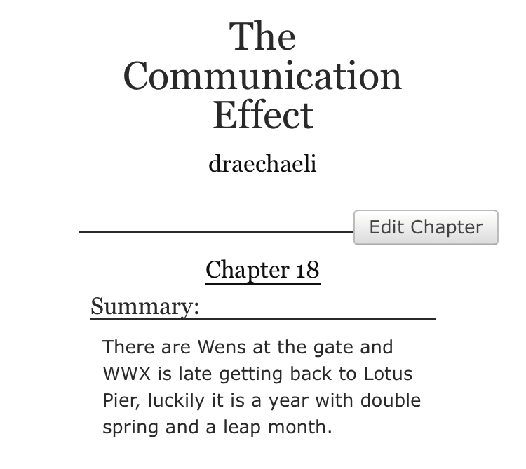 draechaeli's tweet photo. Ch. 18 of The Communication Effect is up! @MDZSwipbang
📣Wens
📣And a heart-to-heart
AO3🔗 ch.18: https://t.co/rm2ofLD6zy https://t.co/KePQ2URYxm