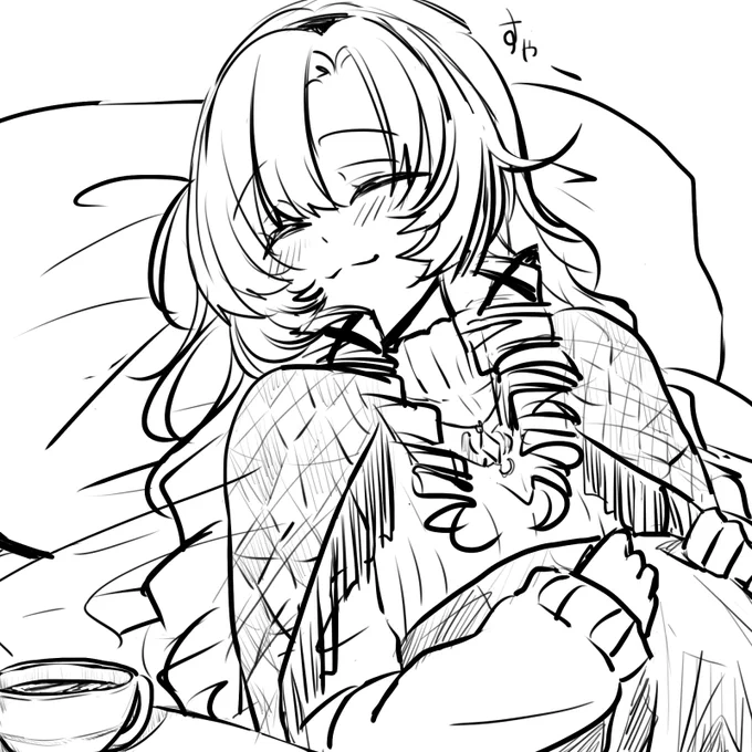 家でのんびりサロメ嬢。
おつサロメ。 
