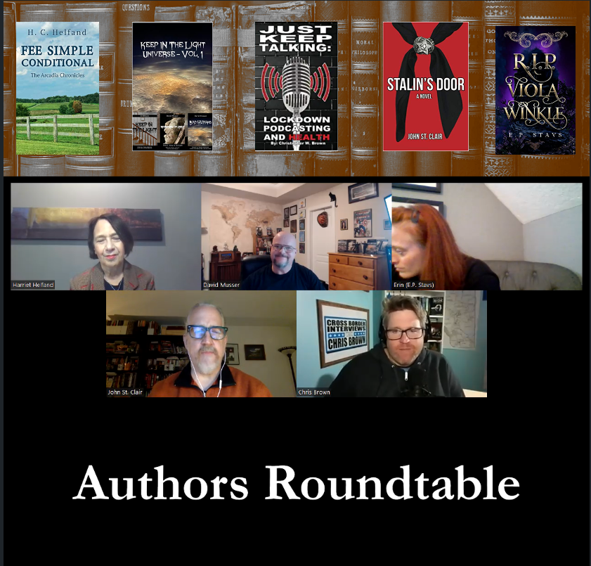 USAHorrorAuthor's tweet image. Just recorded Episode 3 of The Author's Roundtable with a wonderful group of authors! Thank you all for attending!  

@uusaint @CrossBorderPod @HCHelfand @e_stavs 

#writingcommunity #givingback #readreviewrepeat #indieauthors