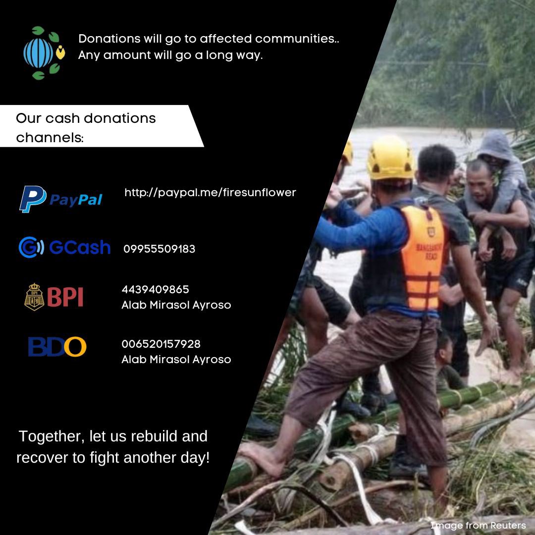 As of today, 10 AM, Tropical Storm #PaengPH reached its severity as it has flooded multiple regions in the Philippines, particularly in Visayas and Mindanao, killing around 70 people. The Philippines is at risk of the highest storm level, nearing the typhoon category. 

#ReliefPH