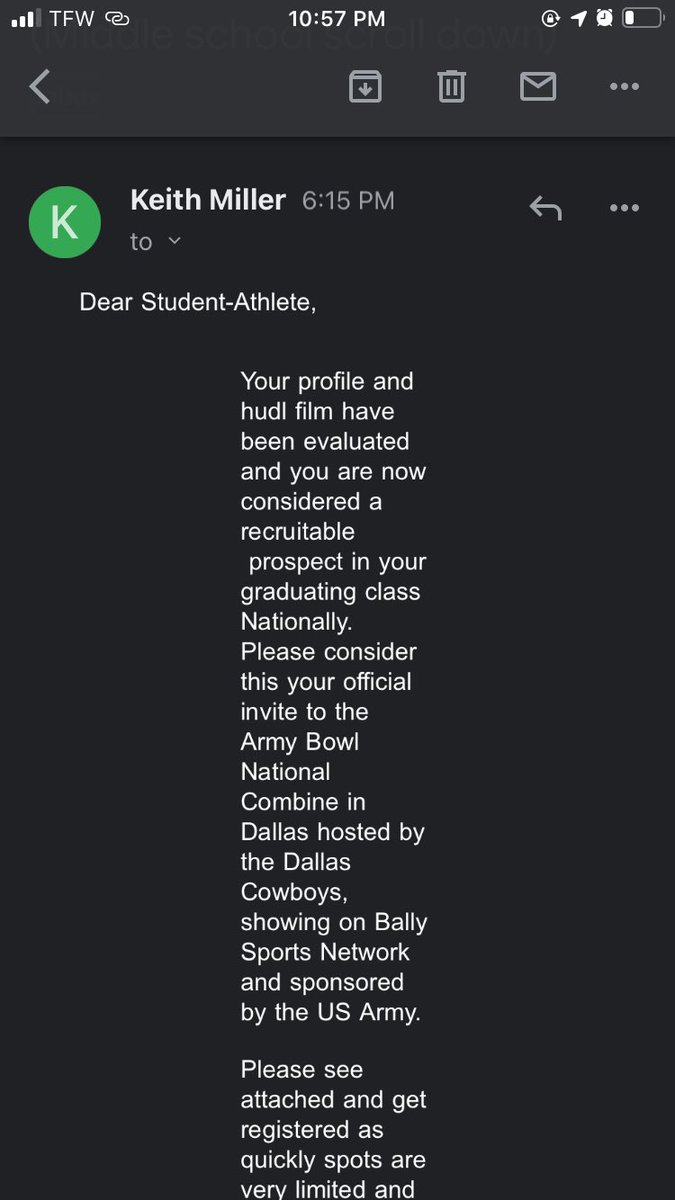 XGanier's tweet photo. I would like to say I am extremely grateful &amp; blessed to receive an invite to the U.S Army Bowl @coachlollar @CoachCooley9 @WXXV25 @Coastfootball @TheJeffTakeWXXV @PearlRiverFB @coachkeith_1k https://t.co/2GyX4OPsHr