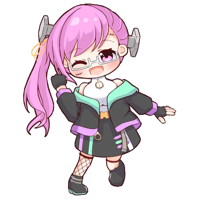 フラスタ用にイラストを描かせて頂きました!改めてイベント開催おめでとうございます!!#イオリの森美術館 #ピノの自由帳 #ちぇり絵 #すずあーと#とりとらーと #とりとらハロウィン 