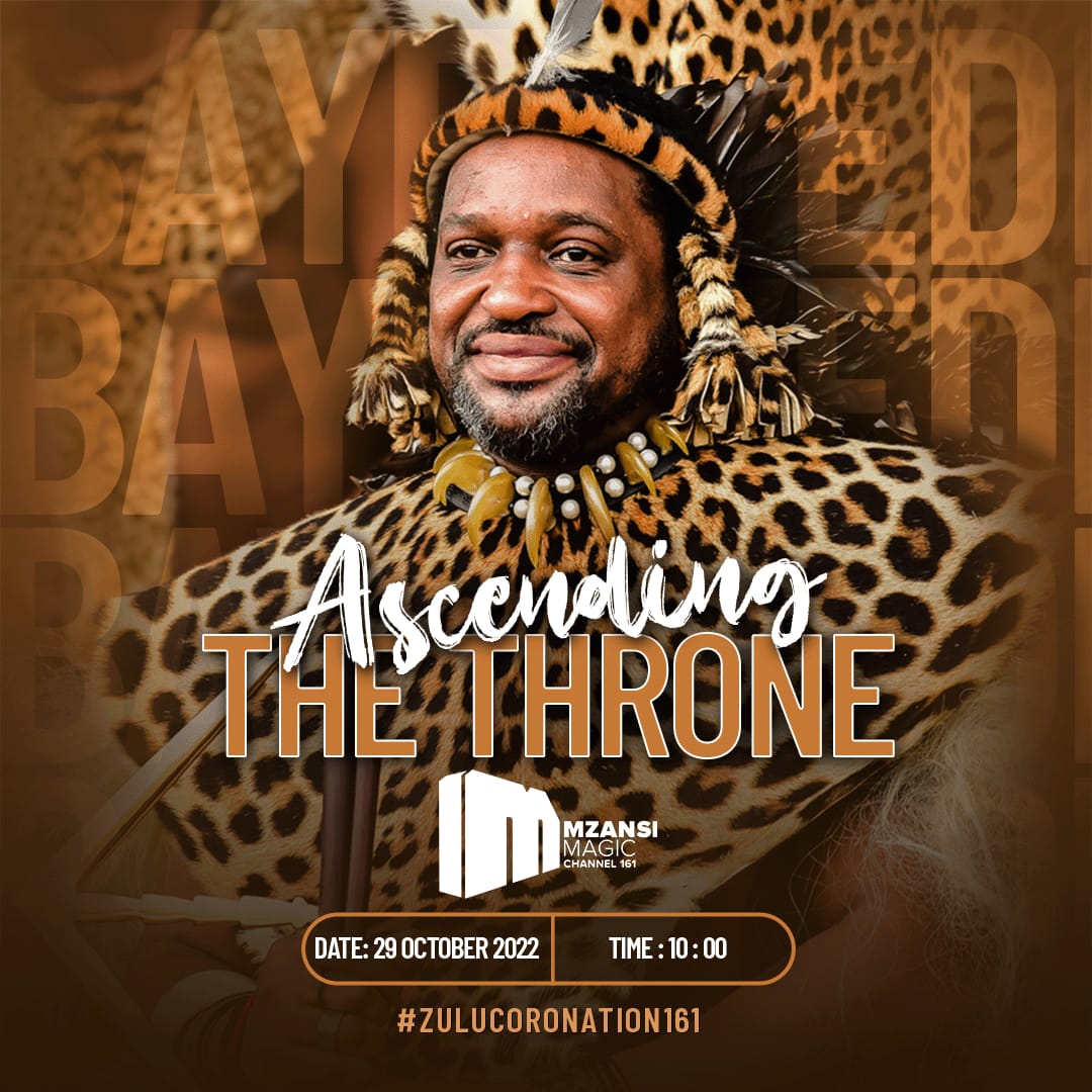 Catch the special broadcast of the Zulu coronation of King Misuzulu Ka Zwelithini today at 10:00 on <a href="/Mzansimagic/">Mzansi Magic</a>, <a href="/DStv/">DStv</a> channel 161.
Read more: bit.ly/3DIYXyF #ZuluCoronation161