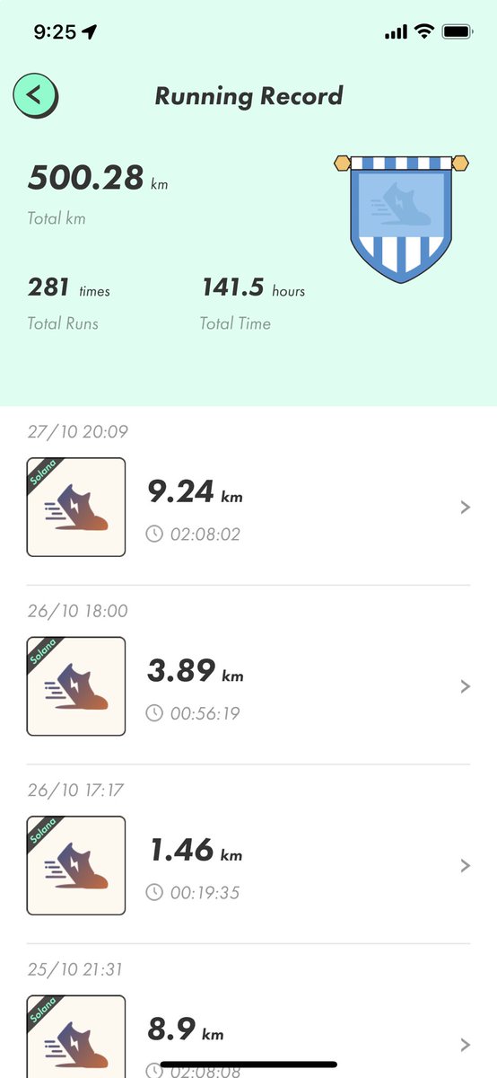 SurvivorD_004's tweet photo. Finally I'm in #STEPN500kmclub😆 Had up and down but kept moving forward👟

[5-month #STEPN Result]
Weight: 78.27kg→ 71.58kg
Body Fat: 26.2%→ 24.3%
Skeltal Muscle: 32.2%→ 33.3%

*Monthly Avg. (May→ Oct 2022)

#LifewithSTEPN
@STEPN_Su @StepnEurope @CM_Gilgamesh @bnBeth_solvax https://t.co/33Xpr1AOLr