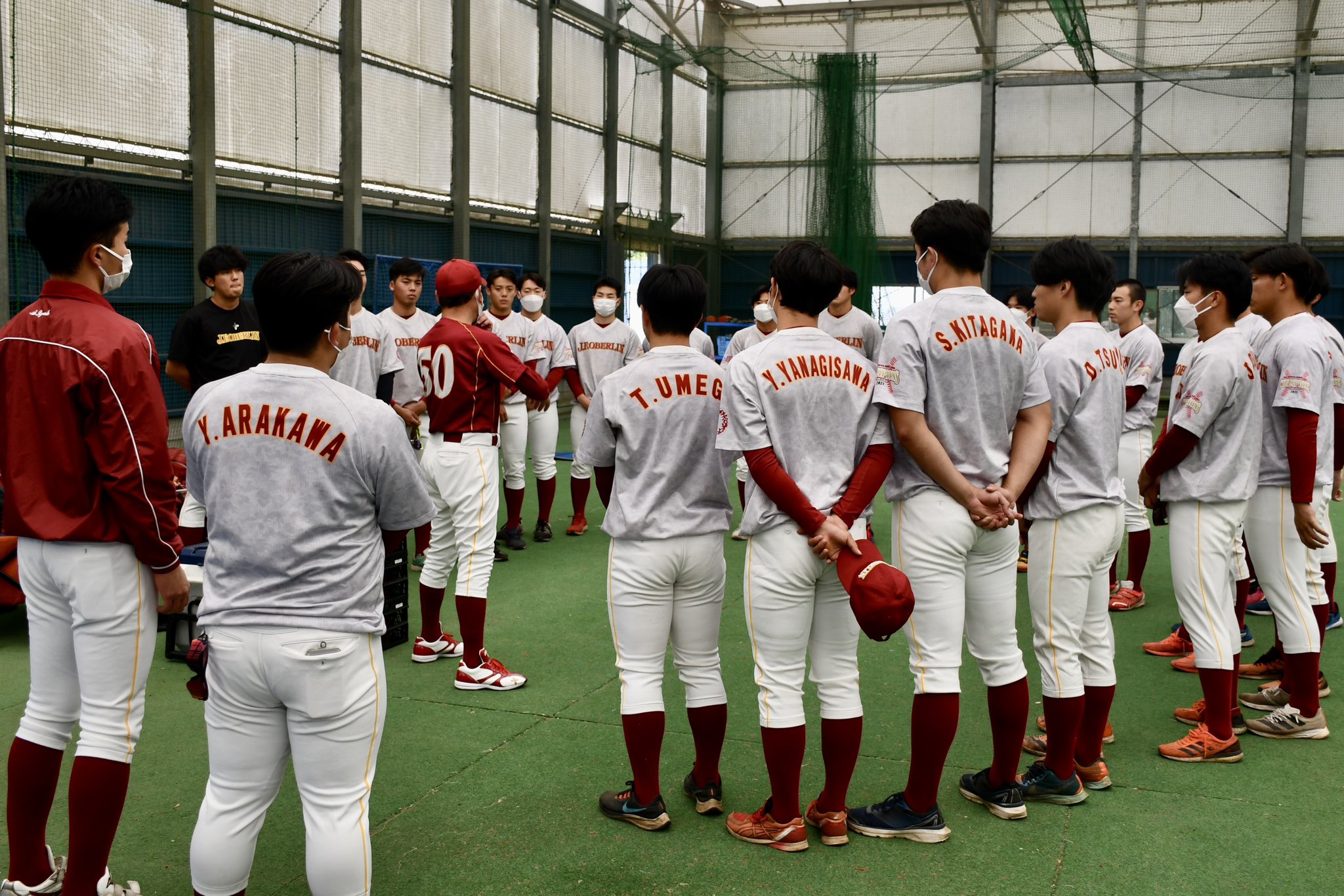 ラスト出品 超レア！桜美林大学硬式野球部ユニフォームスペシャルオーダー