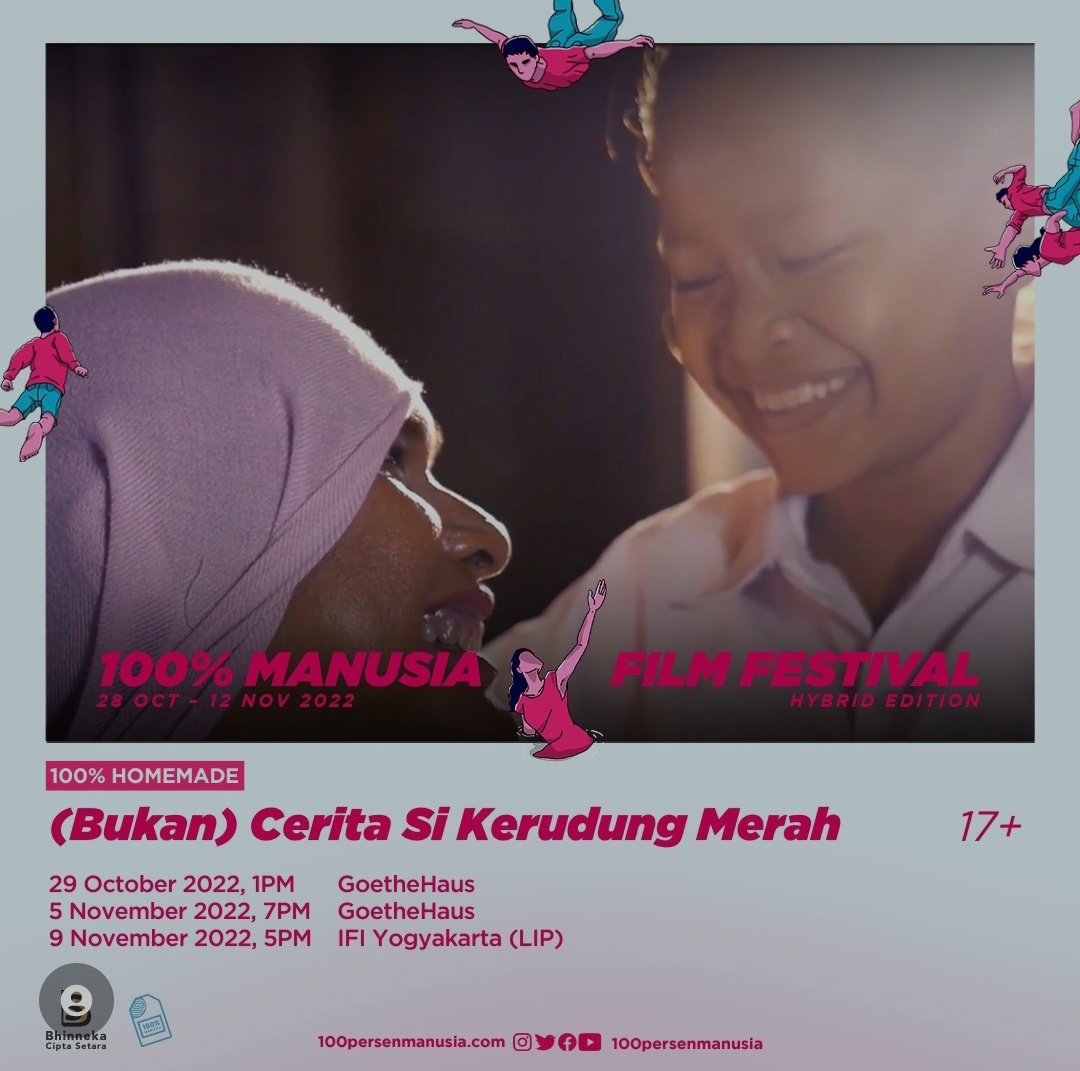 moviegoersID's tweet photo. Jadwal dan film-film 100% Manusia Film Festival buat hari Sabtu, 29 Oktober 2022.
#100PMFF2022 https://t.co/P1sNHWWPc0